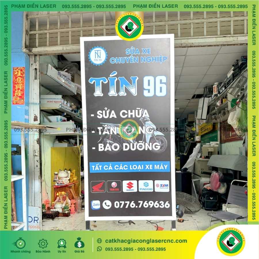 Những lưu ý cần biết khi làm biển hiệu bạt In UV