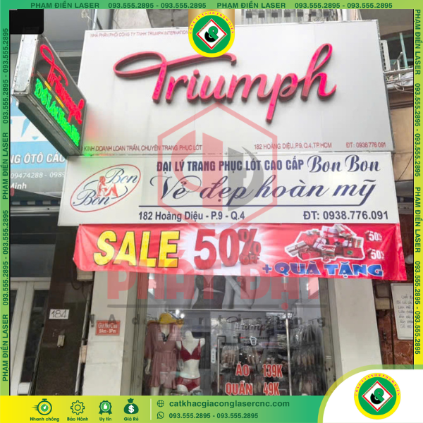 làm bảng hiệu quận 4